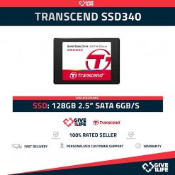 Transcend TS128GSSD340 SSD 128GB 2.5" SATA 6GB/S
