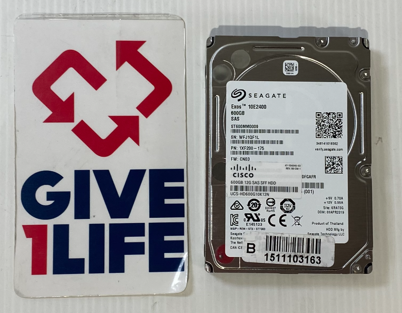 SEAGATE ST600MM0009 600GB HDD 2.5" SAS-3 12GB/S 128MB CACHE - SERVIDORES - Imagen 3