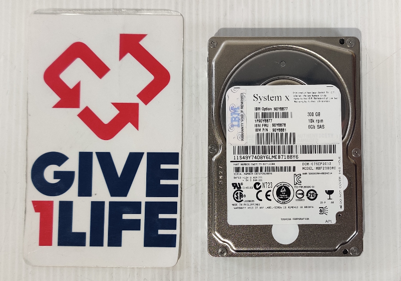 TOSHIBA MBF2300RC 300GB HDD 2.5 SAS-2 6GB/S 10K CACHE 128MB - Imagen 3