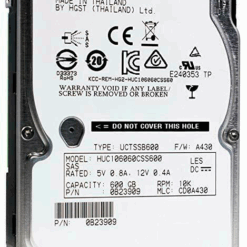 Alternative view of 4 X Hitachi SAS Enterprise HUC106060CSS600, 600GB 10K SAS 2.5" PARA SERVIDORES-