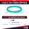 Cable/Latiguillo de Fibra Óptica LC UPC a LC UPC 2 Metros OM3 Multimodo