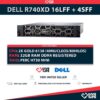 Dell PowerEdge R740XD 16LFF + 4SFF 2x Xeon Gold 6138 40 Núcleos 80 Hilos 32GB RAM PERC H730P Mini + 2 PSU