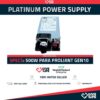 HP 865408-B21 865399-201 Platinum Power Supply 500W para Gen10