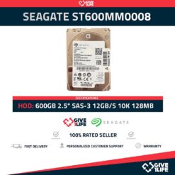 SEAGATE ST600MM0008 600GB HDD 2.5" SAS-3 12GB/S 10K 128MB 4KN