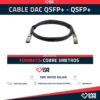 Cable DAC QSFP+ a QSFP+ 3m Cobre 40GB/s