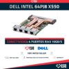 DELL INTEL Daughter Card 64PJ8 X550-T4 4x RJ45 10GB/s