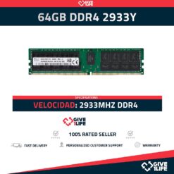 64GB 2Rx4 PC4-2933Y DDR4 RAM REGISTRADA - ESPECIAL SERVIDOR