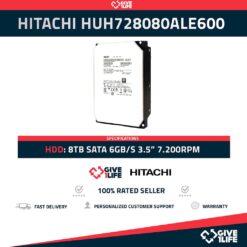 HITACHI HUS728080ALE600 8TB HDD 3.5" SATA 6GB/S 7.200 RPM