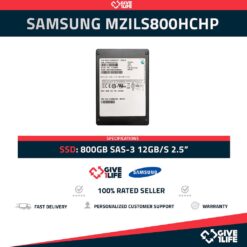 SAMSUNG MZILS800HCHP SSD 800GB SAS-3 12GB/s