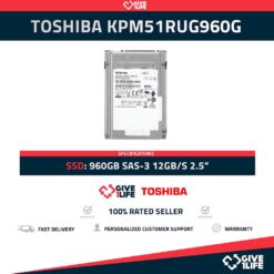 TOSHIBA KPM51RUG960G SSD 960GB SAS-3 12GB/s