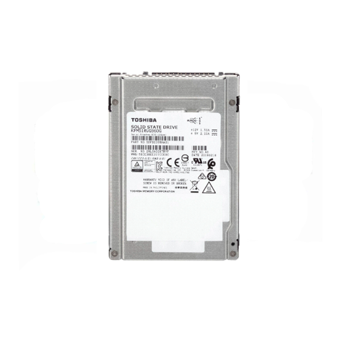TOSHIBA KPM51RUG960G SSD 960GB SAS-3 12GB/s - Imagen 2