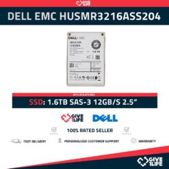 DELL EMC HUSMR3216ASS204 SSD 1.6TB SAS-3 12GB/s 2.5"