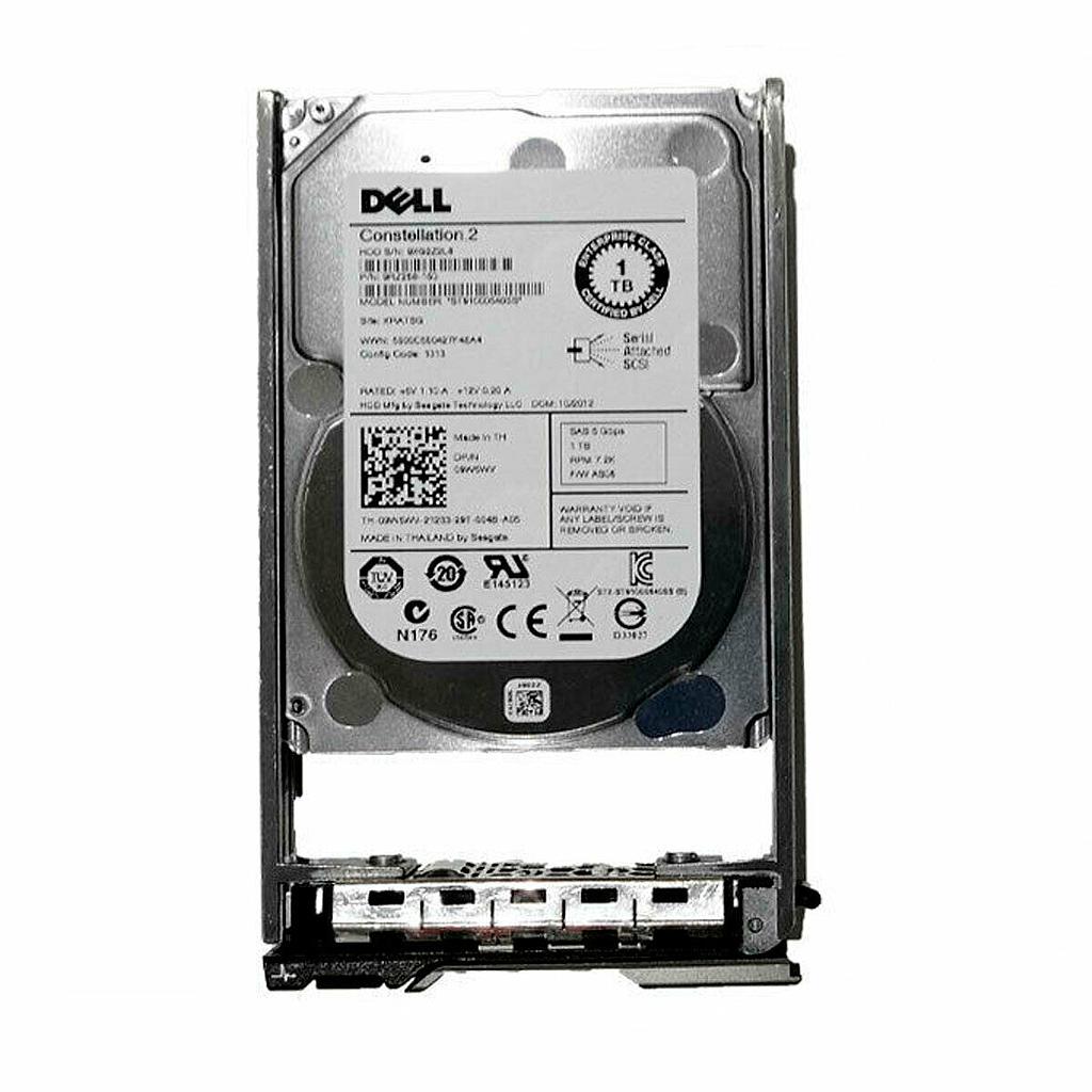 DELL 09W5WV 1TB HDD 2.5" SAS-2 6GB/S 7.2K 64MB + CADDY 8FKXC - Imagen 2