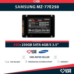 SAMSUNG 870 EVO MZ-77E250 SSD 250GB 2.5″ SATA 6GB/S