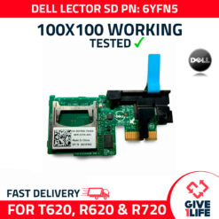 DELL T620 R620 R720 LECTOR DE TARJETAS SD DOBLE MODULO 06YFN5 6YFN5 TESTEADO