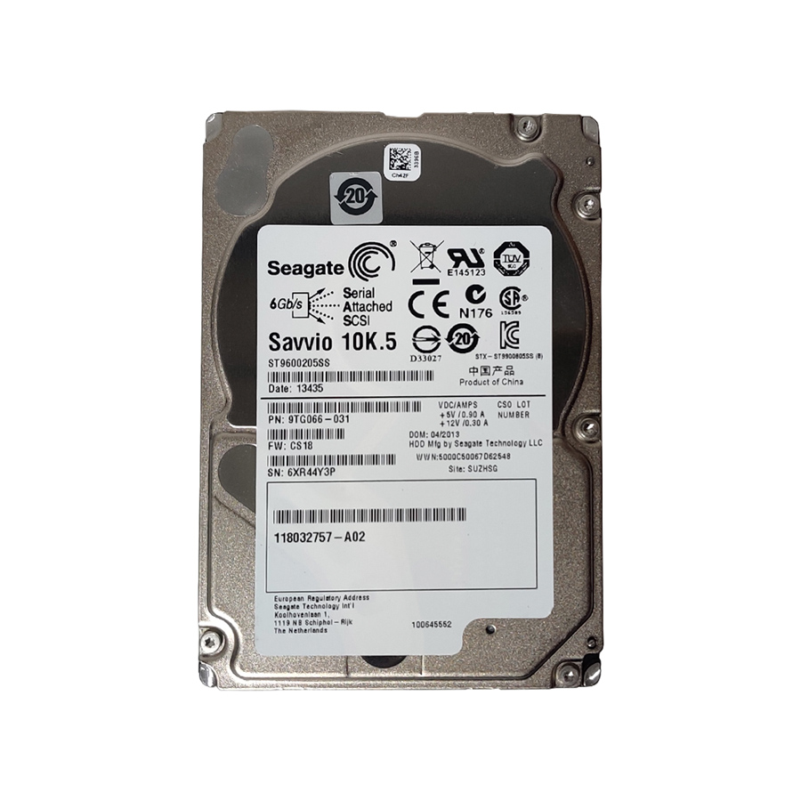 SEAGATE ST9600205SS 600GB HDD 2.5" SAS-2 6GB/S 10K 64MB - Imagen 2