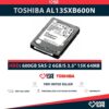 TOSHIBA AL13SXB600N 600GB HDD 2.5" SAS-2 6GB/S 15K 64MB