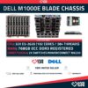 DELL M1000e Blade + 16 x M620 768GB RAM 192Cores/384Threads + 2X M6220