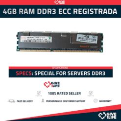 4GB RAM DDR3 10600R ECC REGISTRADA - ESPECIAL PARA SERVIDORES