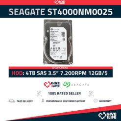 SEAGATE ST4000NM0025 4TB HDD 3.5" SAS-3 12GB/S 7.200RPM 128MB CACHÉ - SERVIDORES