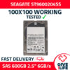 SEAGATE ST9600204SS 600GB HDD 2,5" SAS-2 6GB/S 10K CACHE 128MB - SERVIDORES