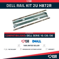 DELL RAIL KIT 2U R720 R730...H872R, J642R, D927R, K586R - ¡NUEVO! - SERVIDOR