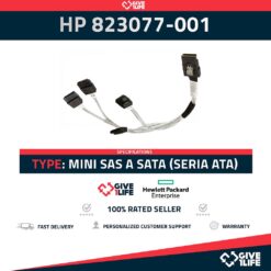 Cable Mini SAS a SATA (Serial ATA) HP 823077-001, 4 conectores