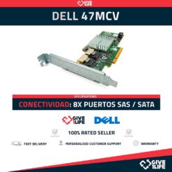 DELL - 47MCV - PERC H200 SAS/SATA 6GB/S CONTROLADORA RAID PCIe 2.0 PERFIL ALTO