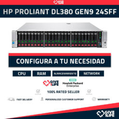 HP Proliant DL380 Gen9 SFF (Bahías de 2.5") CONFIGURABLE