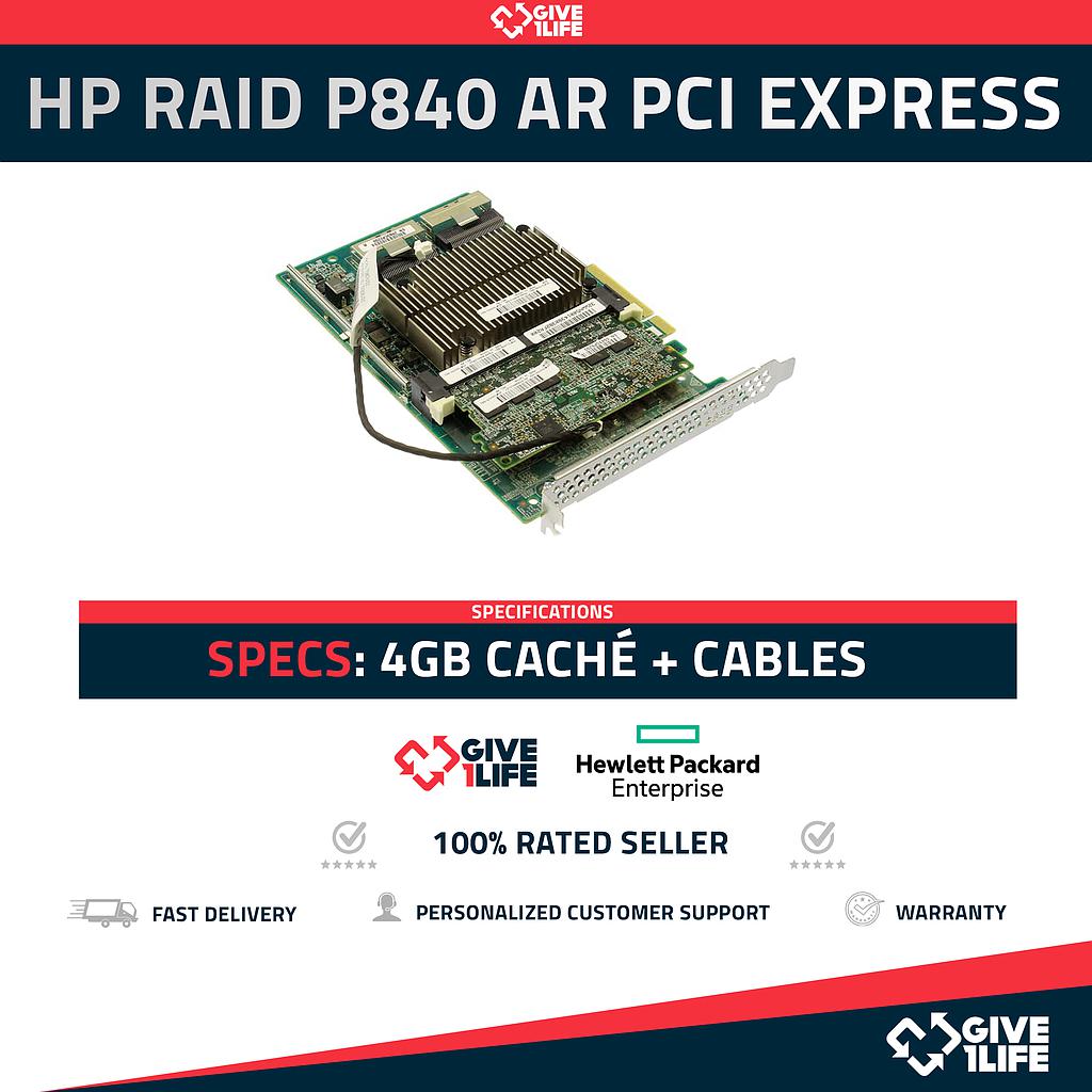 Raid P840/AR 4GB Caché PCI Express + Cables (Configurador Give1Life)