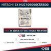 HITACHI 2X HUC109060CSS600 600GB HDD 2.5" SAS-2 6GB/S 10K 64MB