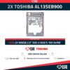 TOSHIBA 2X AL13SEB900 900GB HDD 2.5" SAS-2 6GB/S 10K 64MB