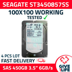 SEAGATE 4X ST3450857SS 450GB HDD 3.5" SAS-2 6GB/S 15.000 RPM 16MB CACHÉ