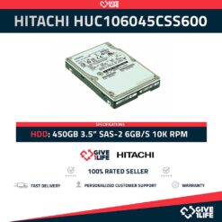 HITACHI HUC106045CSS600 450GB HDD 2.5" SAS-2 6GB/S 10K 64MB