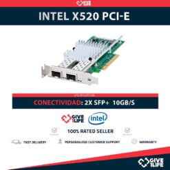 INTEL X520-DA2 2x 10GB/s SFP+ PCI Express Perfil Corto