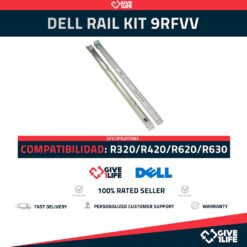 DELL RAIL KIT A7 1U SLIDING PARA R320 /R420 /R430 /R620 /R630 /R640 PN:9RFVV/Y4DJC/RK1KT/MCTG4