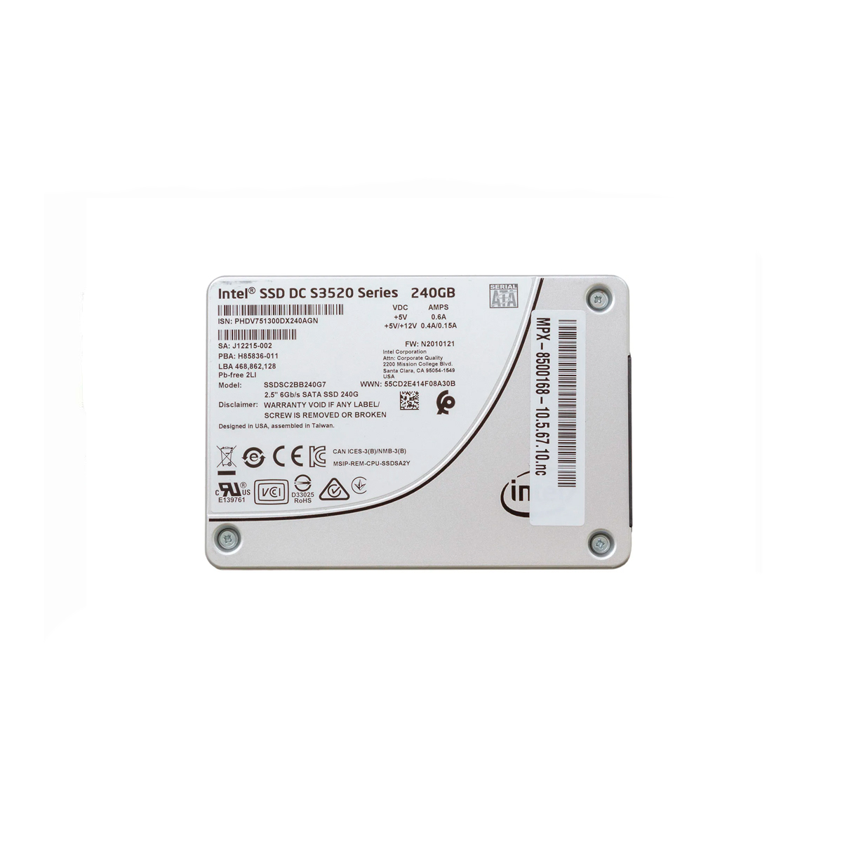 INTEL SSDSC2BB240G7 SSD 240GB 2.5″ SATA 6GB/S - Imagen 2