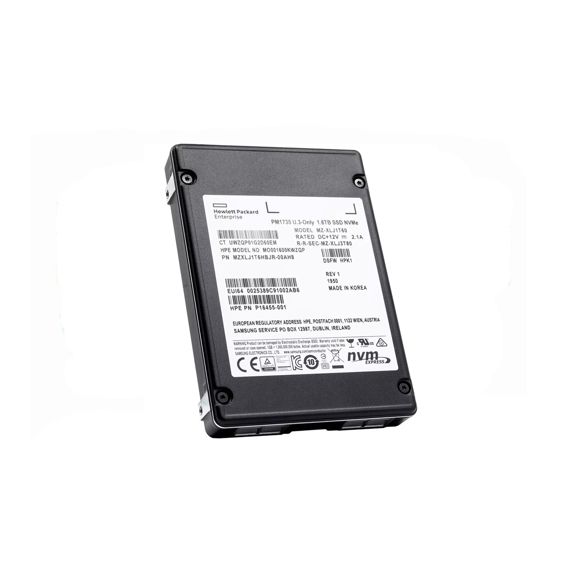 HP SAMSUNG MZ-XLR1T60 PM1735 1.6TB SSD NVME 32GB/S 2.5" - Imagen 2