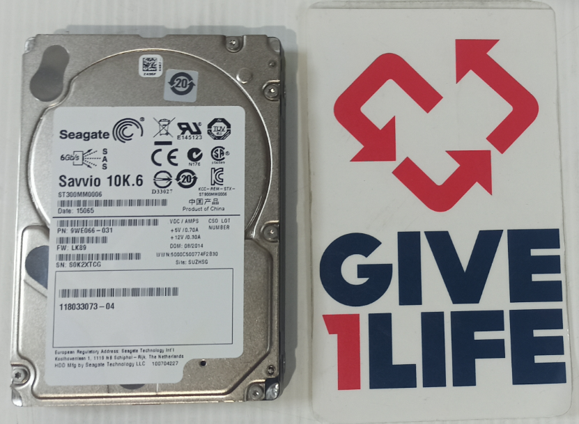 SEAGATE ST300MM0006 300GB HDD 2.5" SAS-2 6GB/S 10K 64MB - Imagen 5