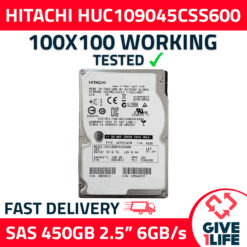 HITACHI HUC109045CSS600 450GB HDD 2.5" SAS-2 6GB/S 10K 64MB