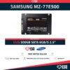 SAMSUNG MZ-77E500 SSD 500GB SATA 6GB/s 2.5"