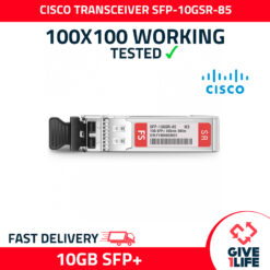 CISCO SFP-10GSR-85 TRANSCEIVER 10G SFP+ 850NM 300M