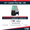 HPE 1200W PSU PARA PROLIANT G8 / G9 PN: 643933-001 / 643956-201