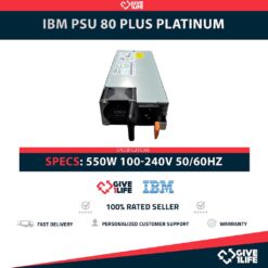 IBM 550W 80 PLUS FUENTE DE ALIMENTACION PARA X3500, X3600 M5