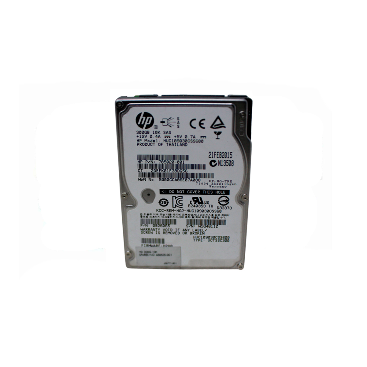 HITACHI HUC109030CSS600 300GB HDD 2.5" SAS-2 6GB/S 10K 64MB - Imagen 2