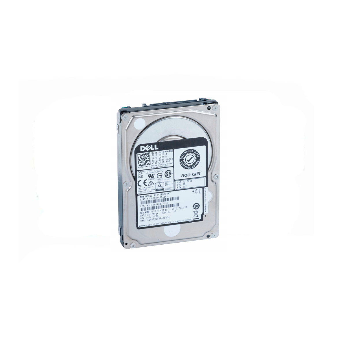 DELL 0FF02R 300GB HDD 2.5" SAS-3 12GB/S 10K 32MB - Imagen 2