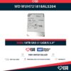 WD WUH721818AL5204 18TB HDD 3.5" SAS-3 12GB/S 7.200 RPM 512MB CACHE