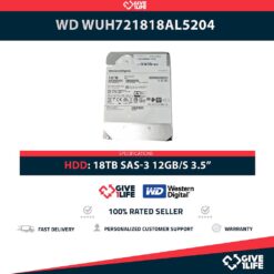 WD WUH721818AL5204 18TB HDD 3.5" SAS-3 12GB/S 7.200 RPM 512MB CACHE