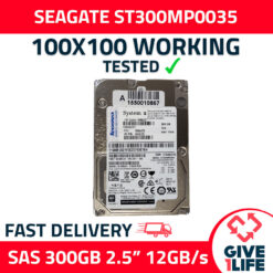 SEAGATE ST300MP0035 300GB HDD 2.5 SAS-3 12GB/S 15K CACHE 128MB - SERVIDORES