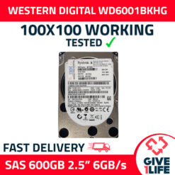 WESTERN DIGITAL WD6001BKHG 600GB HDD 2.5 SAS-2 6GB/S 10K CACHE 128 - SERVIDORES
